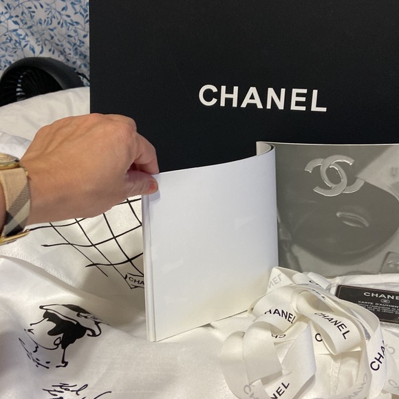 New Chanel canvas large green Bag Mixed Fibers & silver -Tone Metal .. - Picture 2 of 16